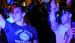 Illustration for article titled The Saddest Sad Faces Of Sad Penn State Bros